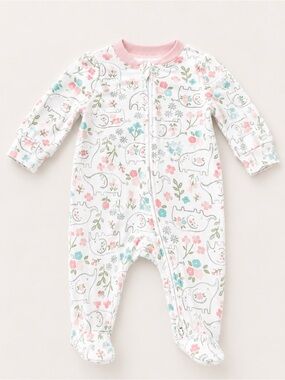 Huggies - Double Zipper Sleeper W/ Print (Cotton & Poly) - 3M